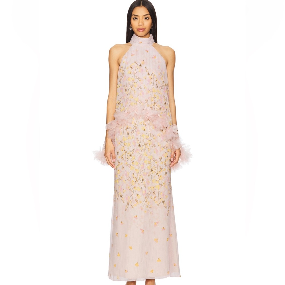 ELLIATT Tulsia Cape Maxi Dress